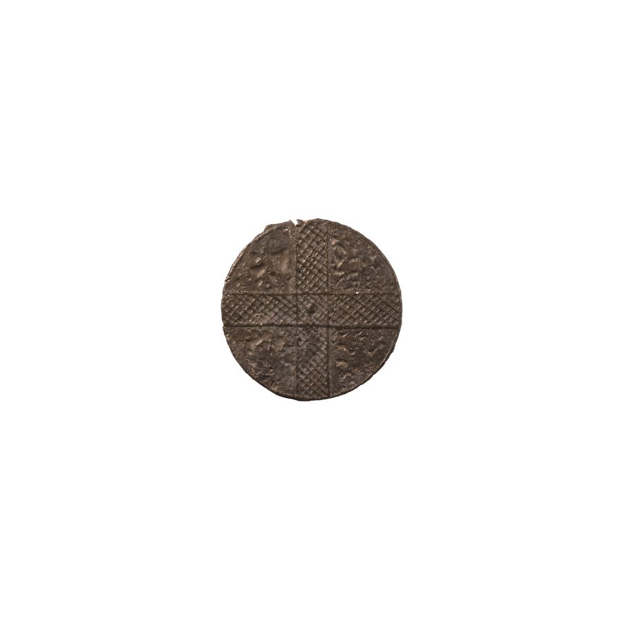 Medieval Thames Pewter Bifacial Wine Tavern Token