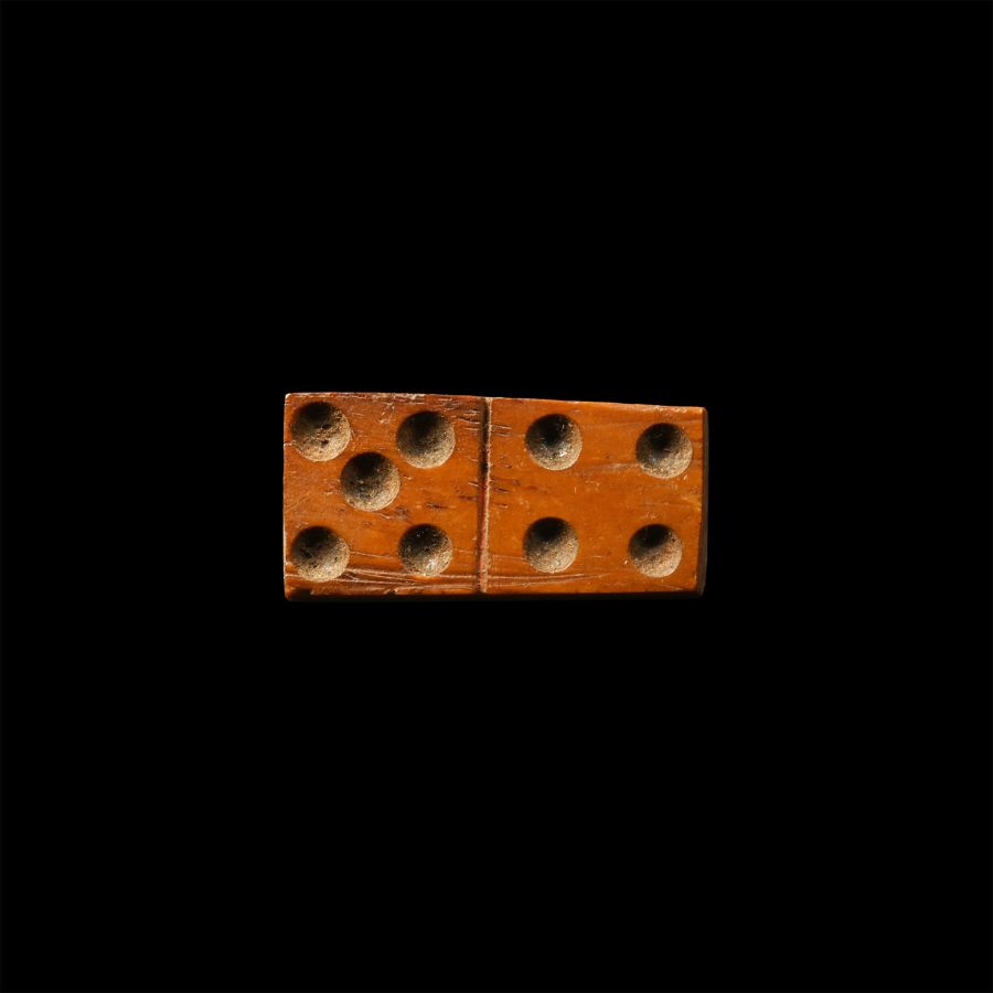 Post Medieval 'Thames' Bone Dominoes Gaming Piece