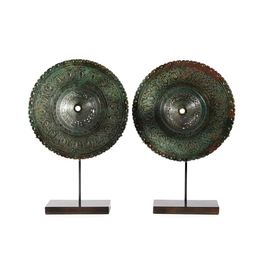 Western Asiatic Bronze Openwork Door Fittings