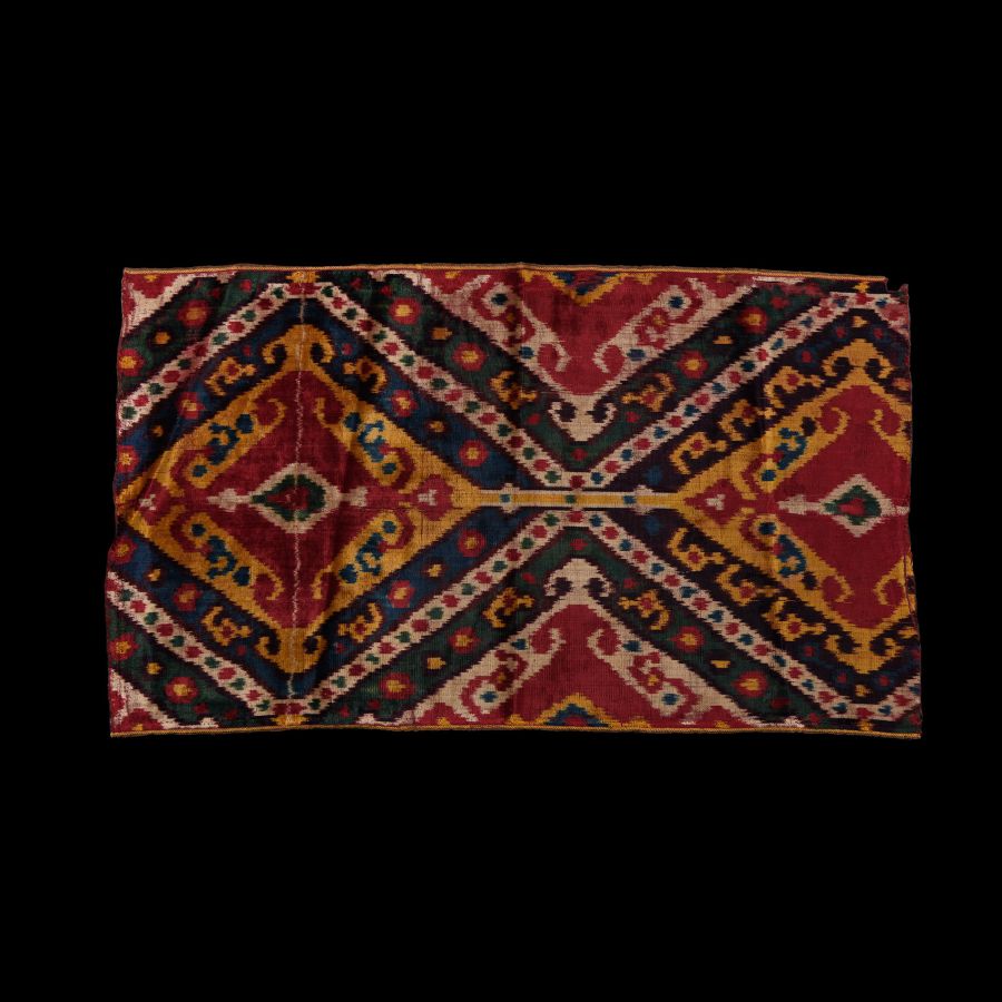Turkish Velvet Textile Fragment