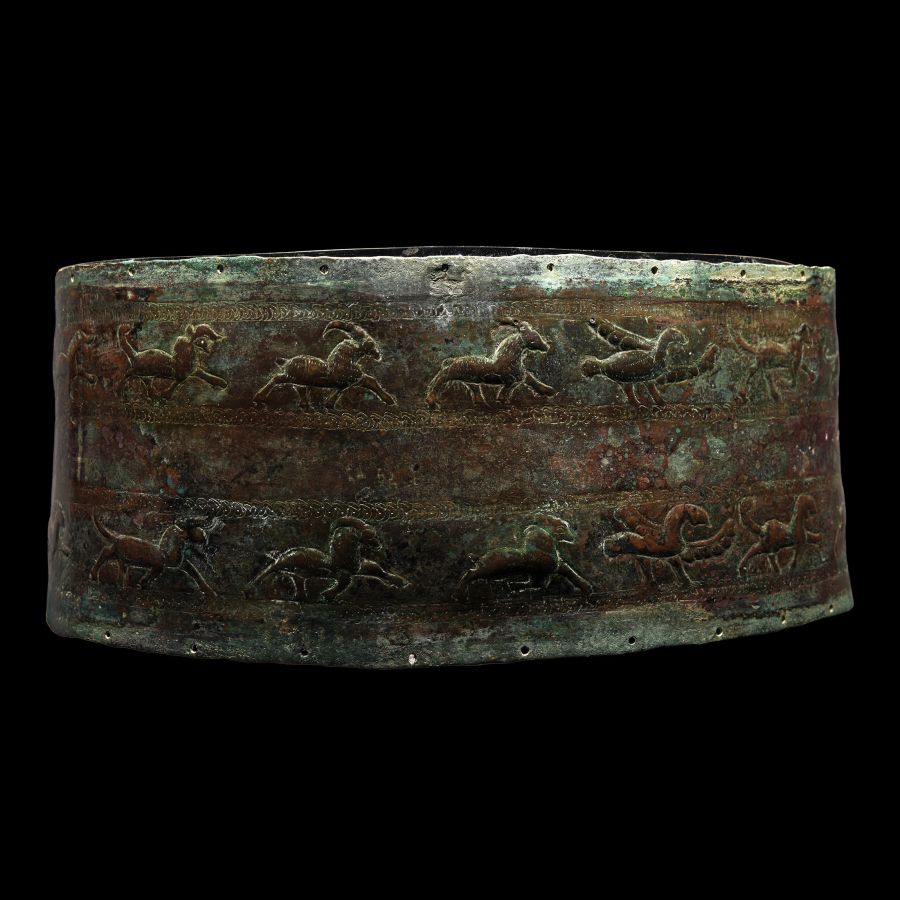 Urartian Bronze Cuirass Belt with Animals
