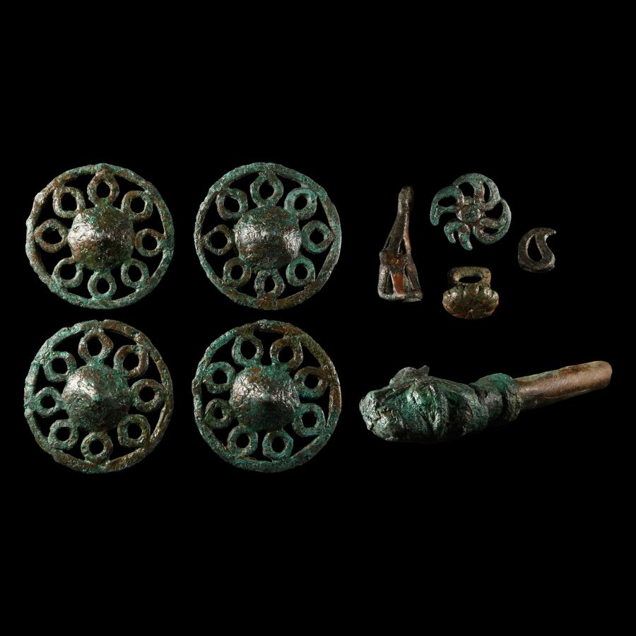 Luristan Bronze Horse Attachment Collection
