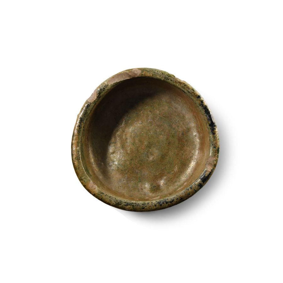 Parthian Green Glazed Dish