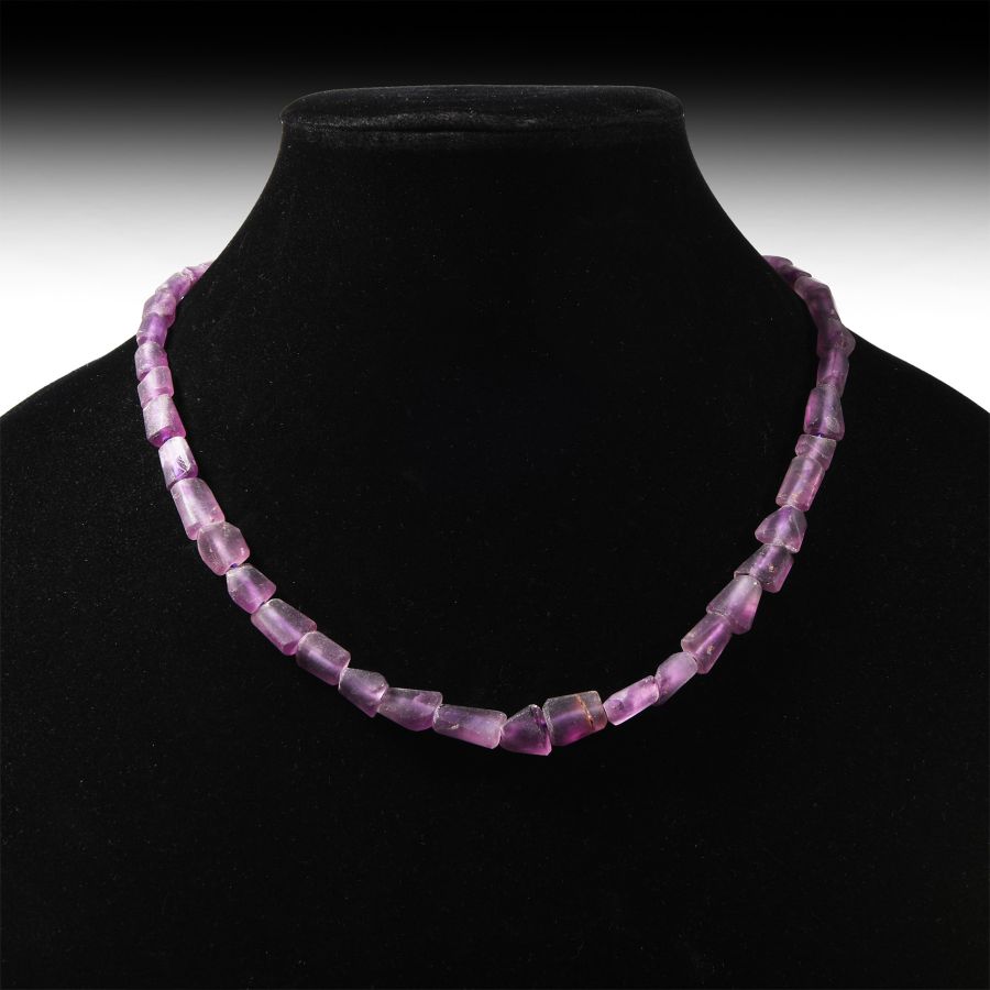 Amethyst Bead Necklace