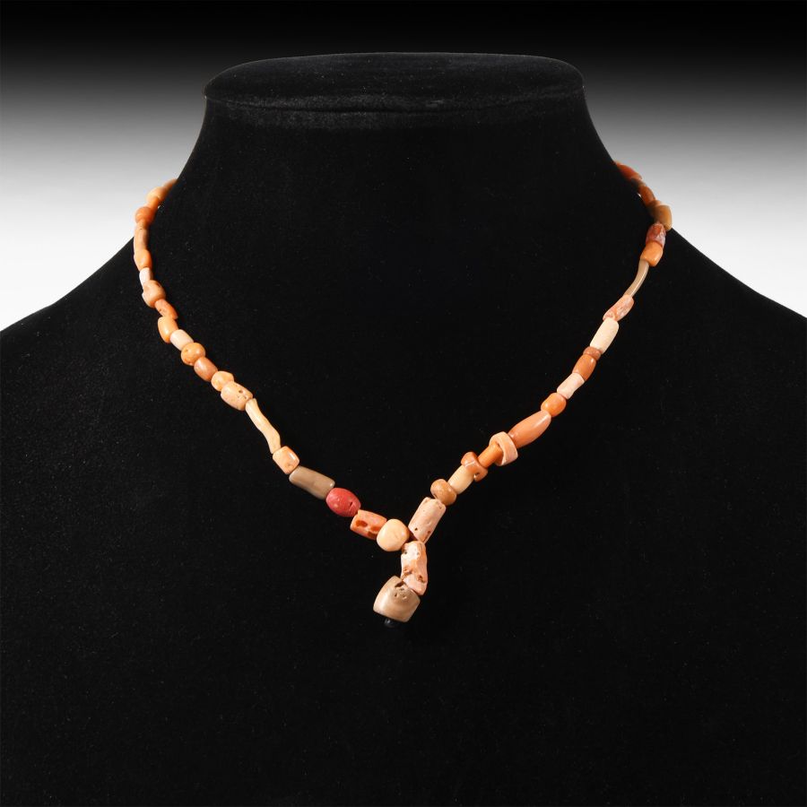 Western Asiatic Coral Bead Necklace