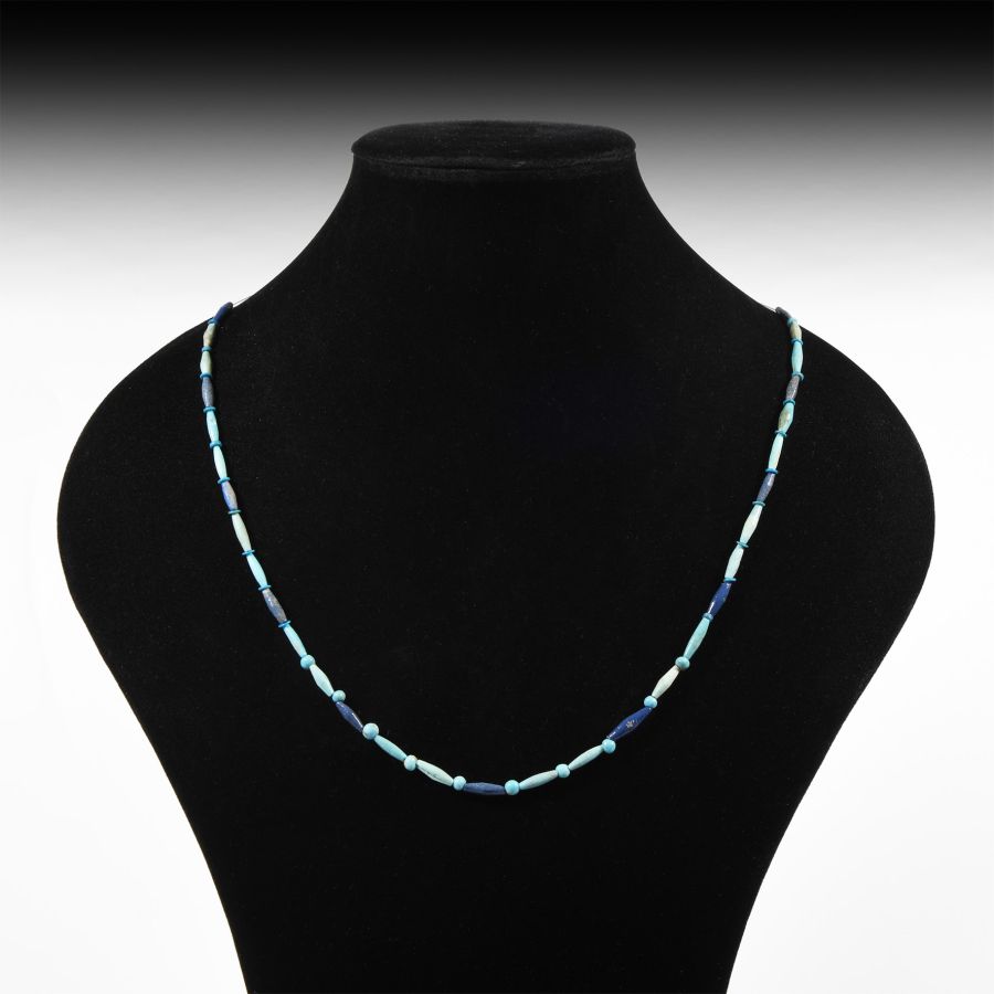 Egyptian Faience Bead Necklace