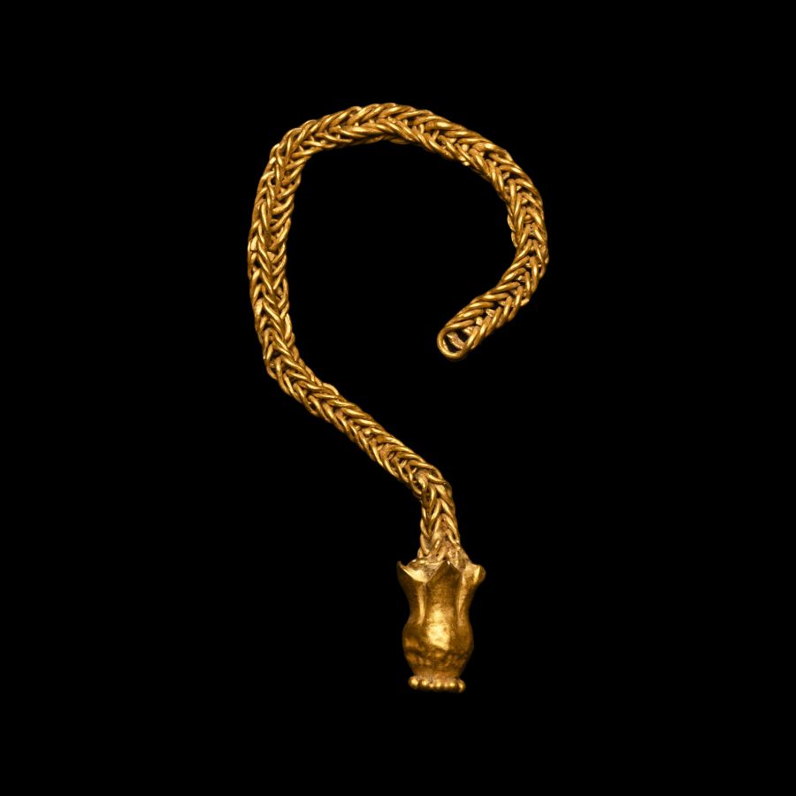 Greek Gold Pomegranate on Gold Chain