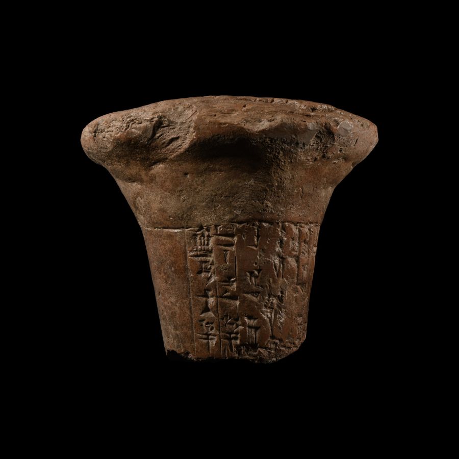Important Western Asiatic Royal Cuneiform Nail of King Lipit-Eshtar of Isin