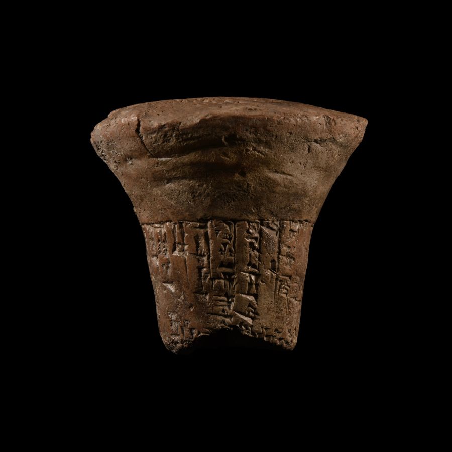 Important Western Asiatic Royal Cuneiform Nail of King Lipit-Eshtar of Isin