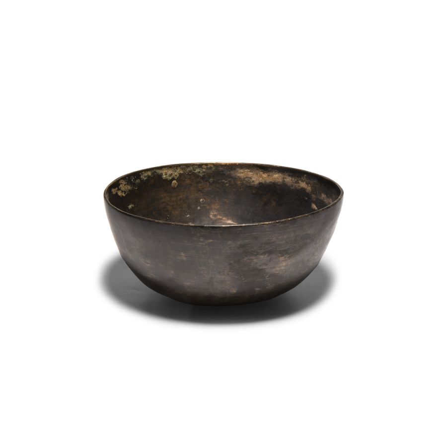 Western Asiatic Bronze Bowl with Internal Concentric Circles