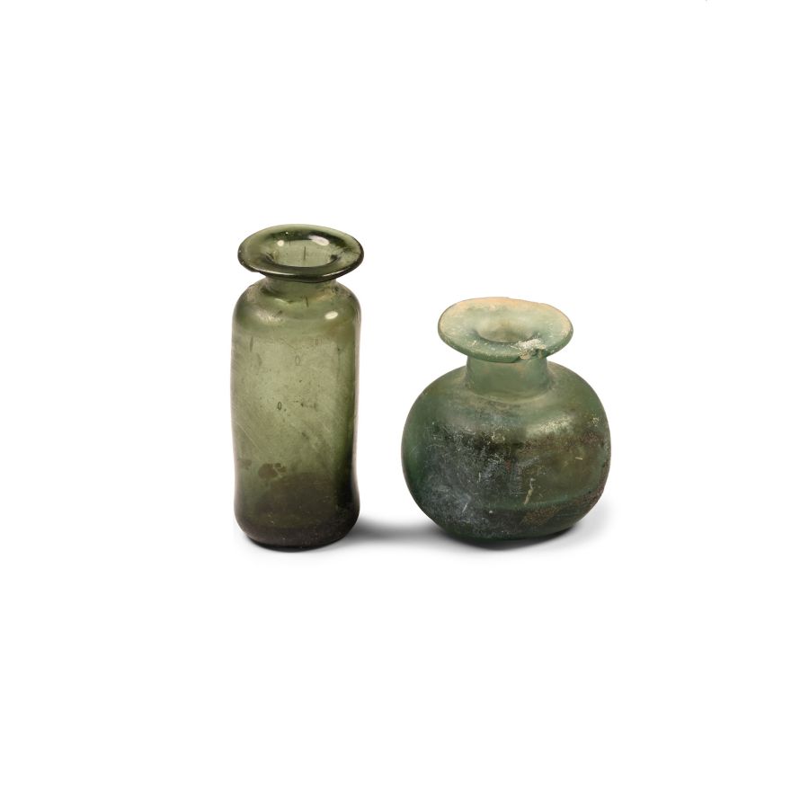 Post Medieval 'Thames' Glass Poison Bottle Group