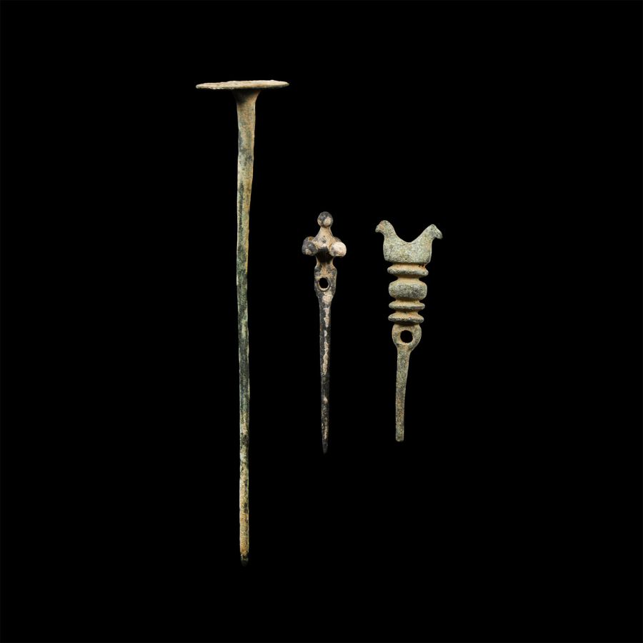 Western Asiatic Bronze Pin Collection
