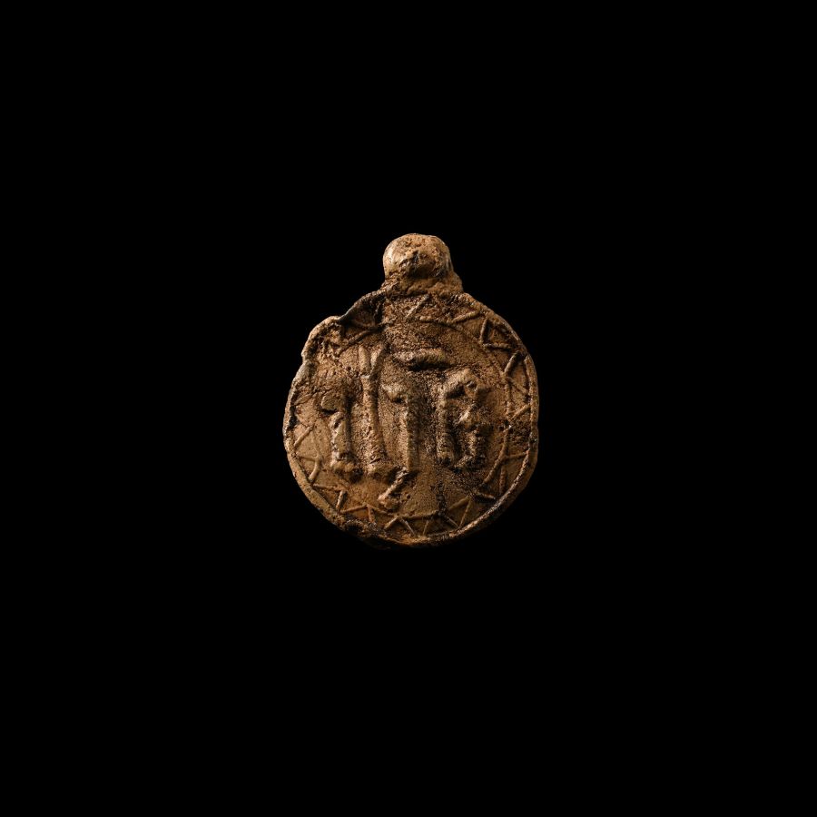 Medieval Lead Saint Margaret of Antioch Pilgrim's Badge