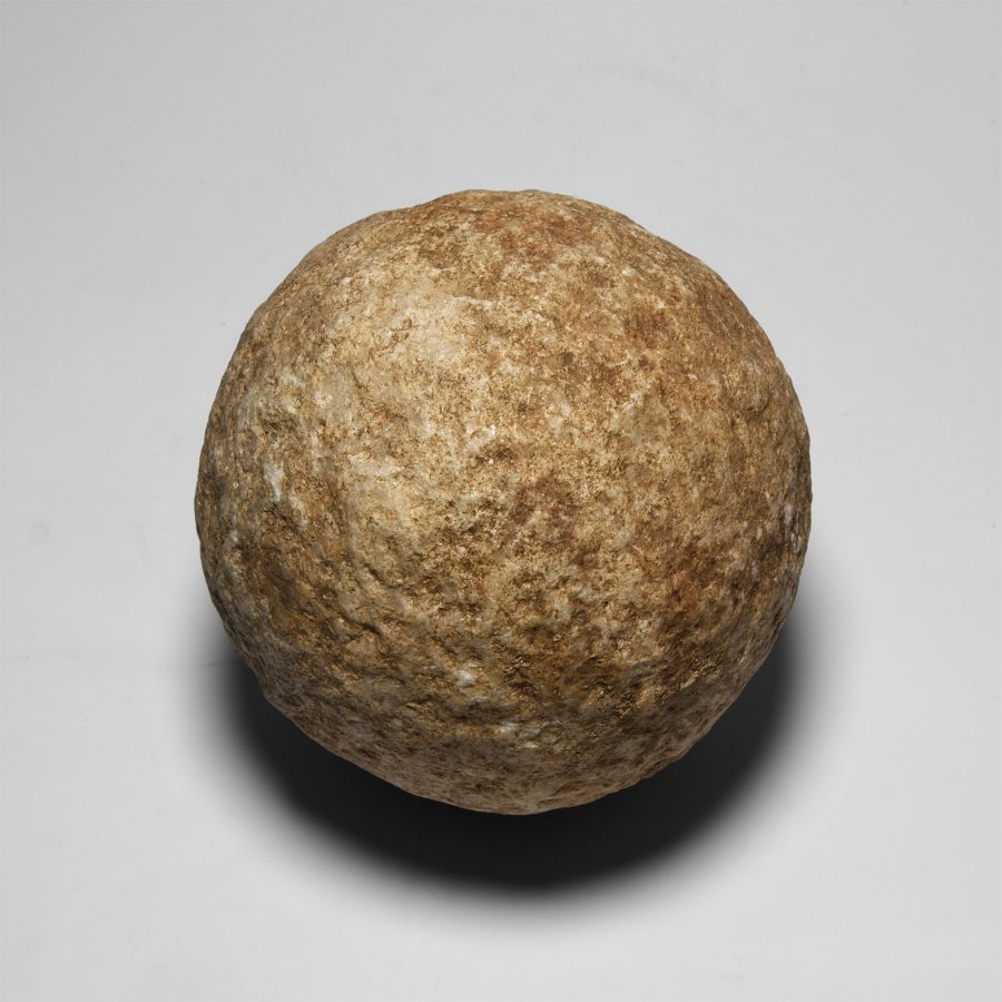 Roman Marble Ballista Catapult Shot