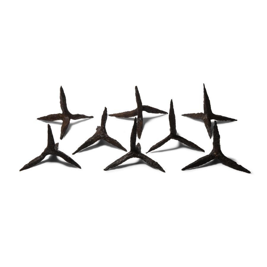 Roman Iron Anti-Cavalry Caltrop Group