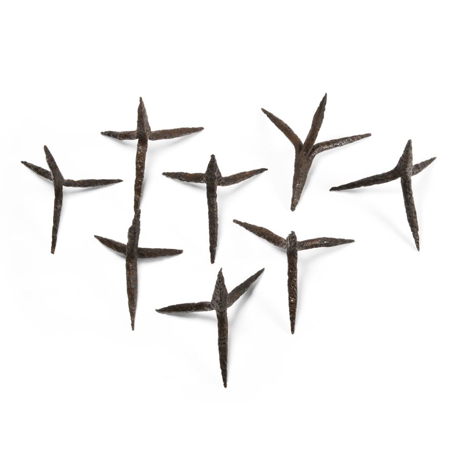 Medieval Iron Anti-Cavalry Caltrop Group