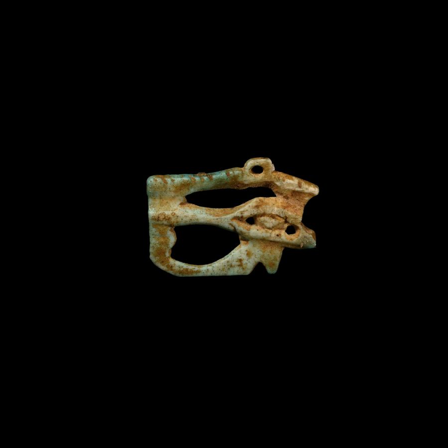 Egyptian Faience Eye of Horus