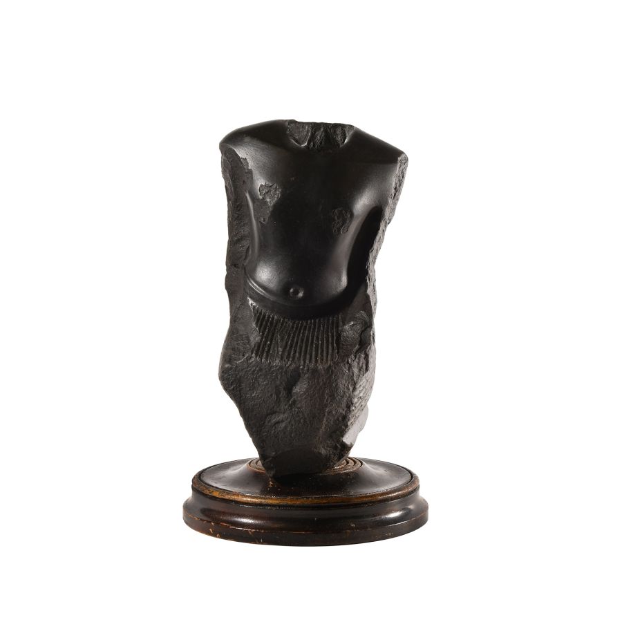 Egyptian Style Basalt Torso of a Pharaoh