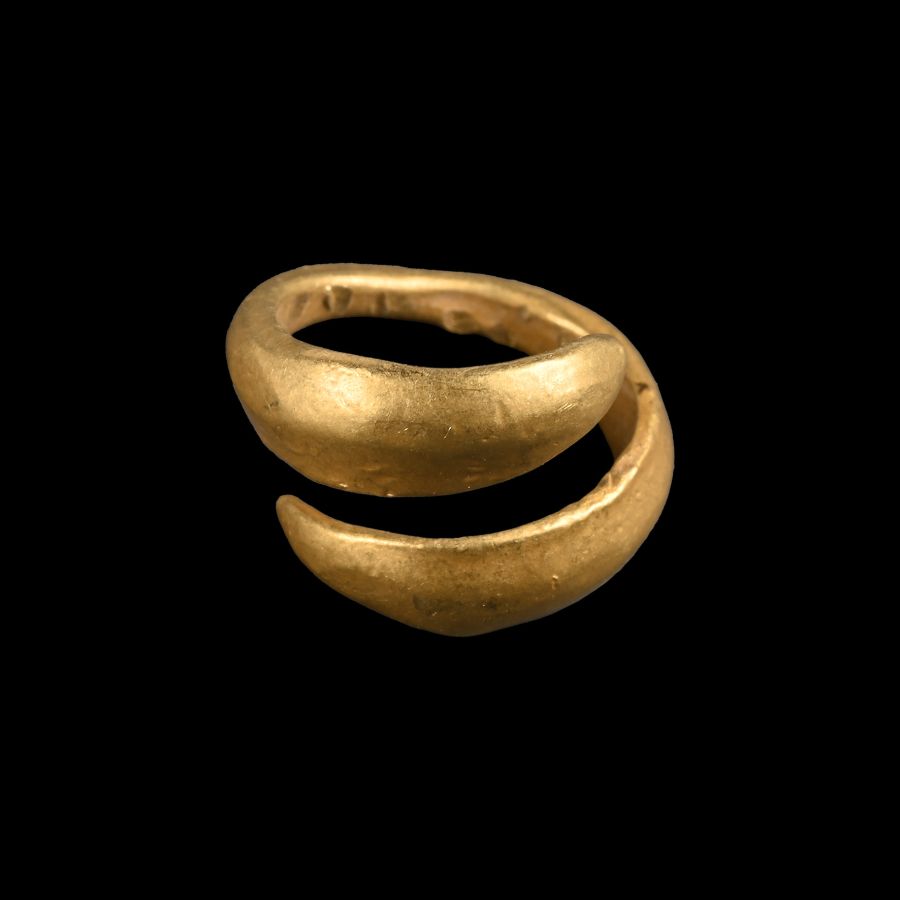 Bronze Age Gold Hair Ring