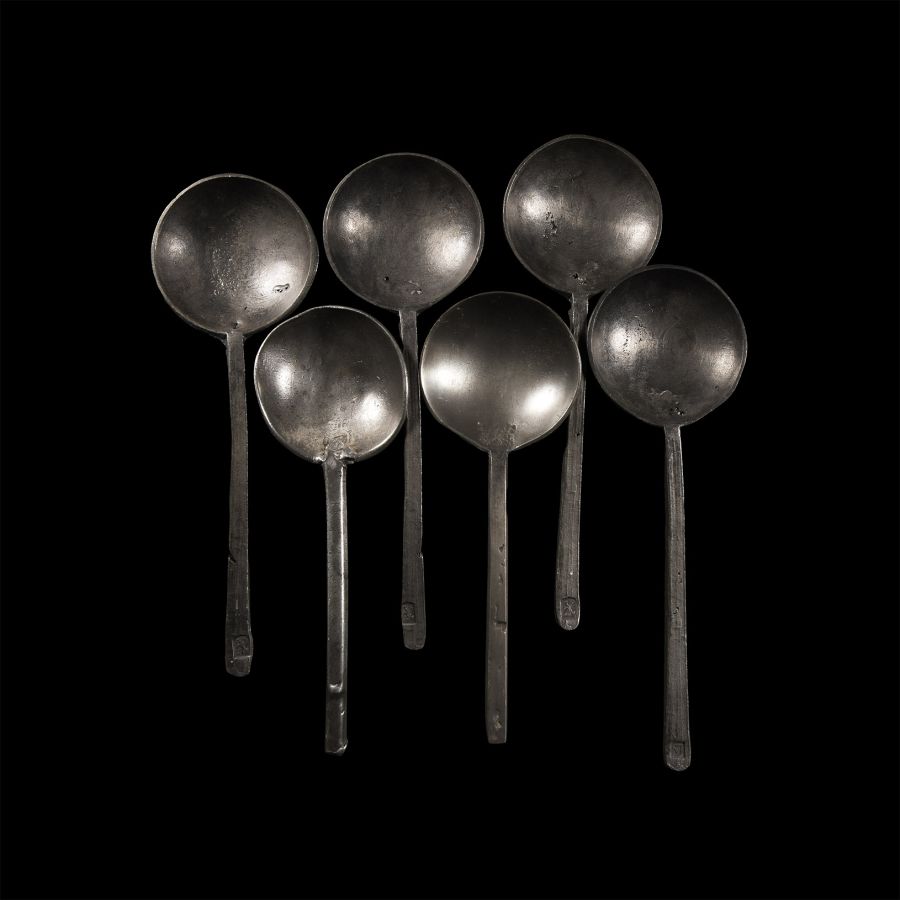 Post Medieval Pewter Spoon Group