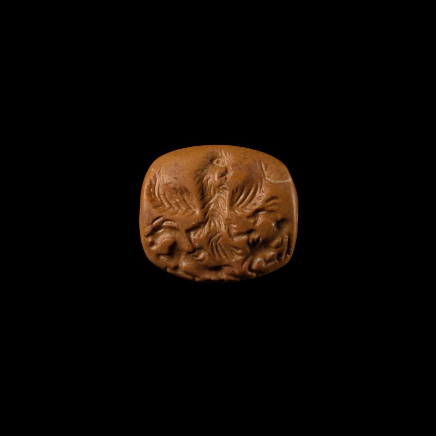 Urartian Bifacial Stone Stamp Seal