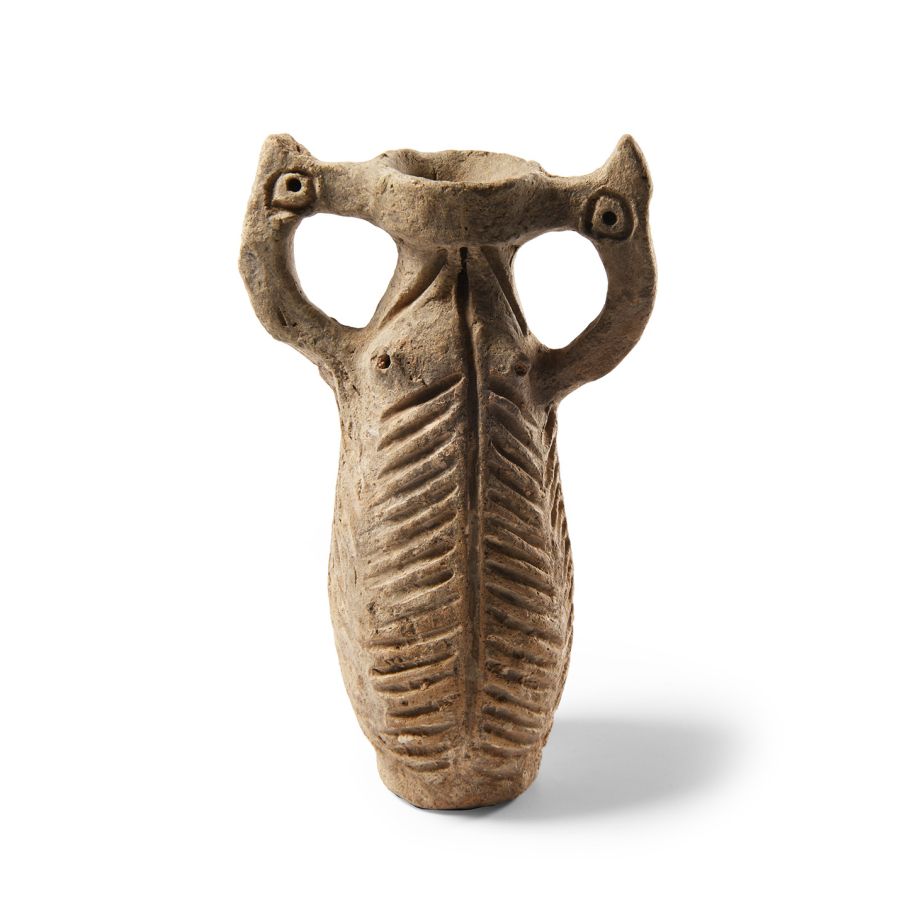 Sumerian Anthropomorphic Terracotta Jar