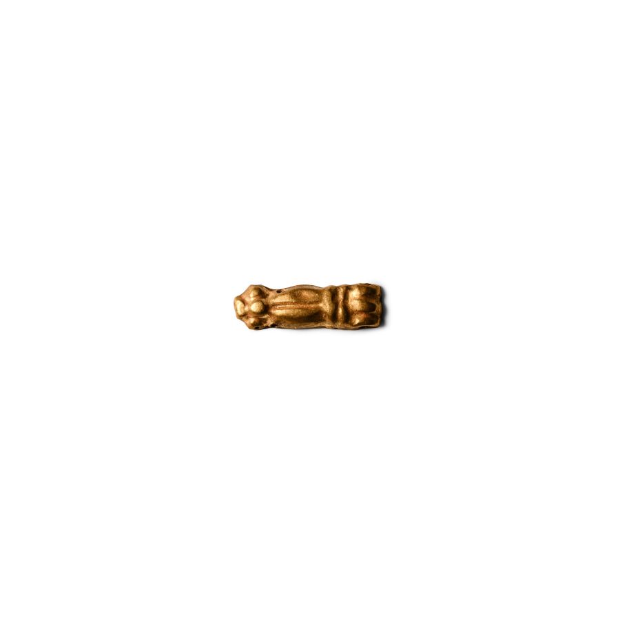 Viking Age Gold Repousse Animal Bead