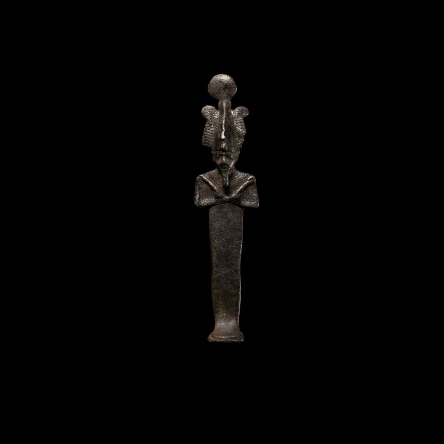 Egyptian Silver Osiris Amulet