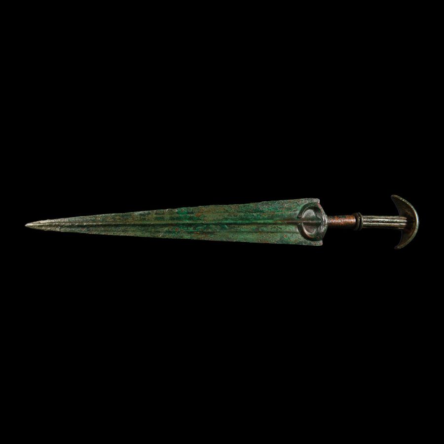 Marlik Bronze Short Sword with Crescentic Pommel
