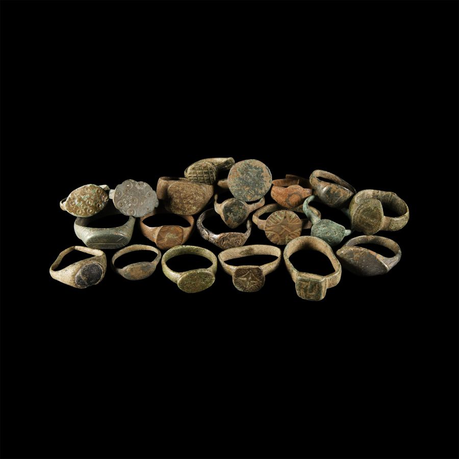 Medieval and Other Bronze Ring Collection