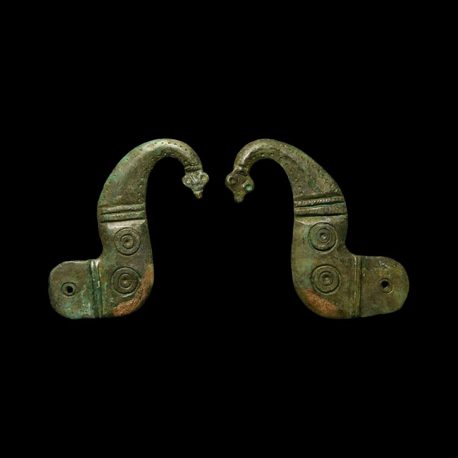 Roman Bronze Armour Double Fastening Hook