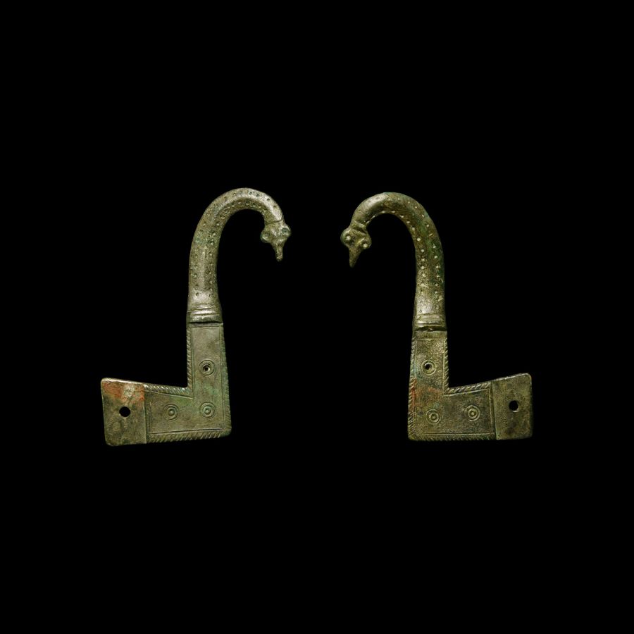 Roman Bronze Armour Double Fastening Hook