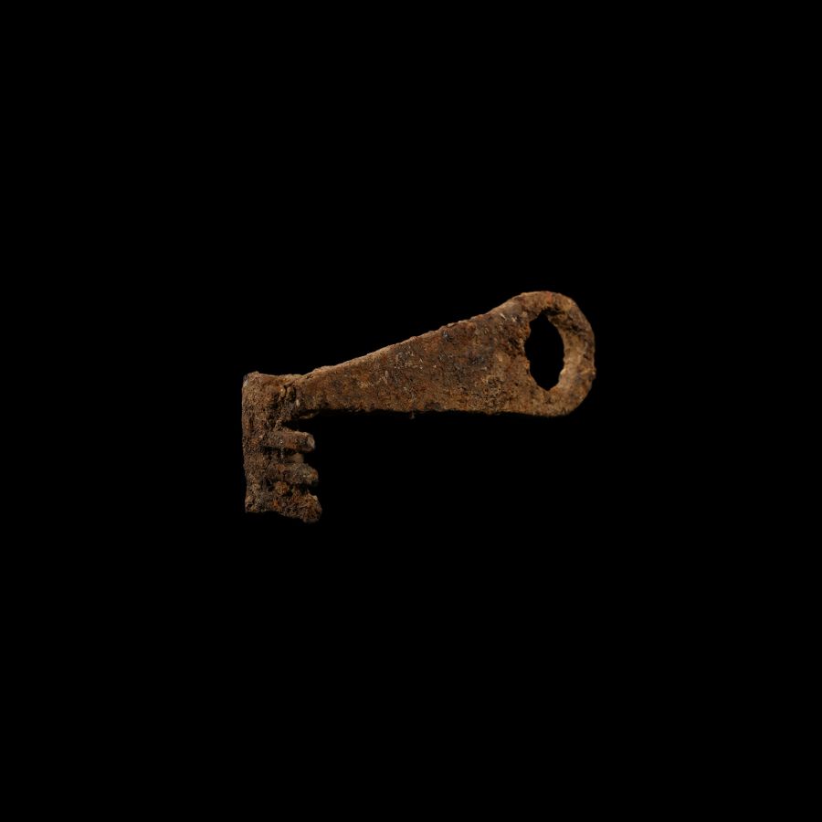 Roman Iron Latch Key