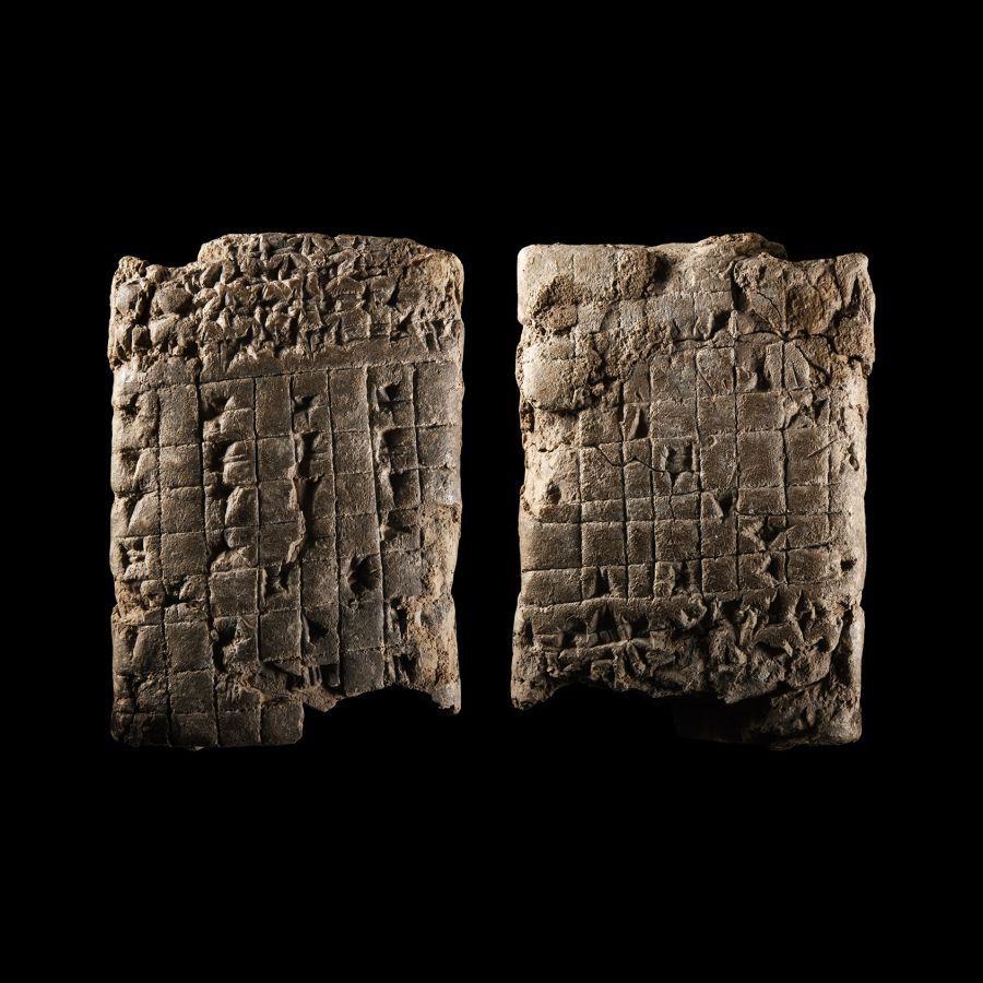 Old Babylonian Administrative Text Clay Cuneiform Tablet