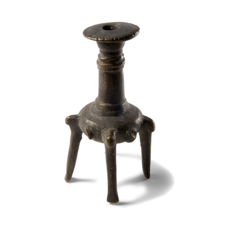 South East Asian Bronze Kohl Pot