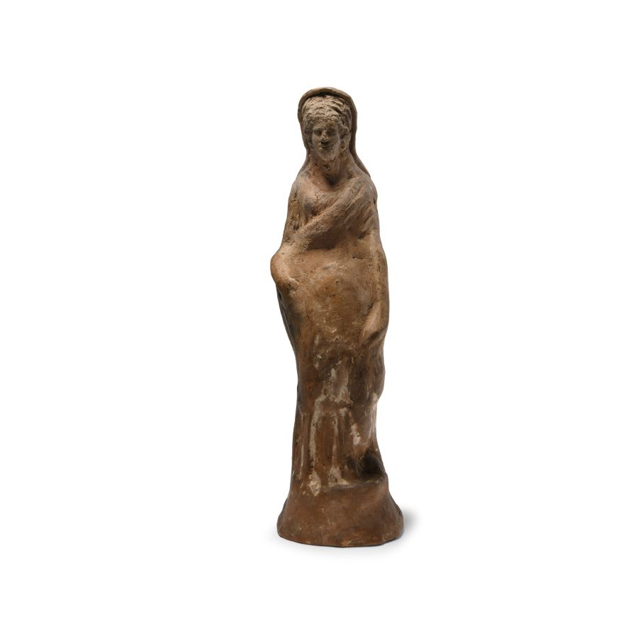Hellenistic Terracotta Figure of a Goddess