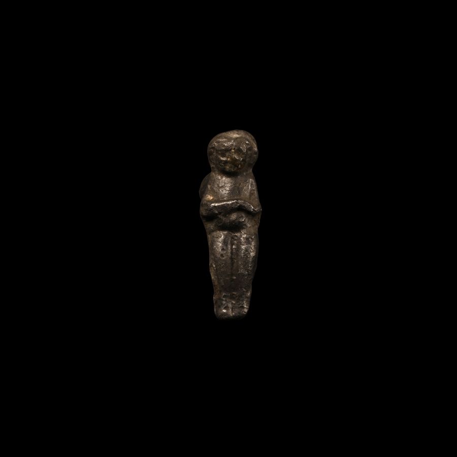 Medieval Lead Figural Amulet