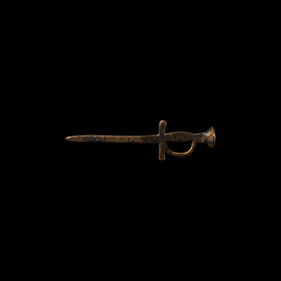 Post Medieval Bronze Model of a Sword
