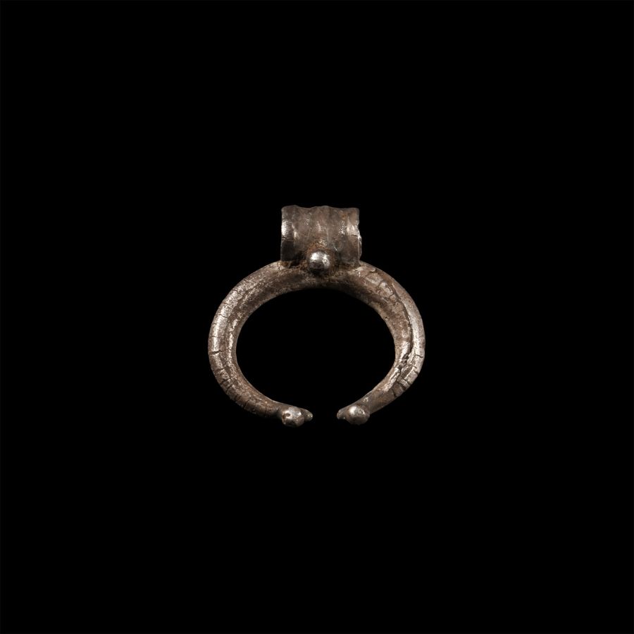 Roman Silver Lunar Pendant