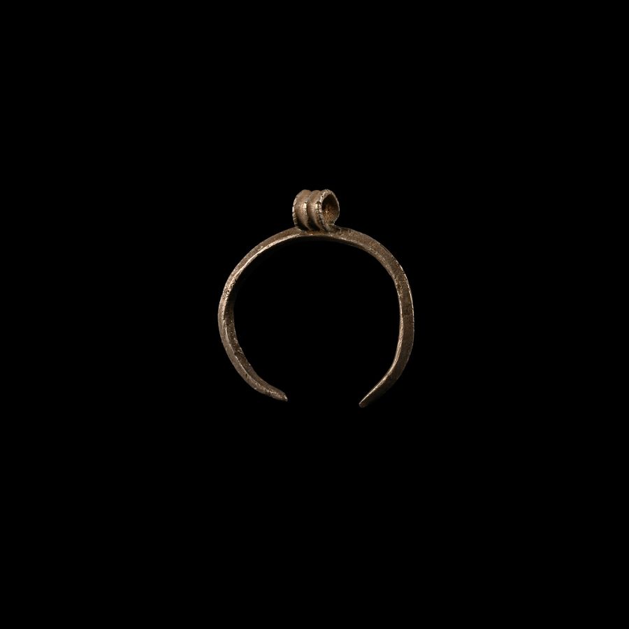 Roman Silver Lunar Pendant