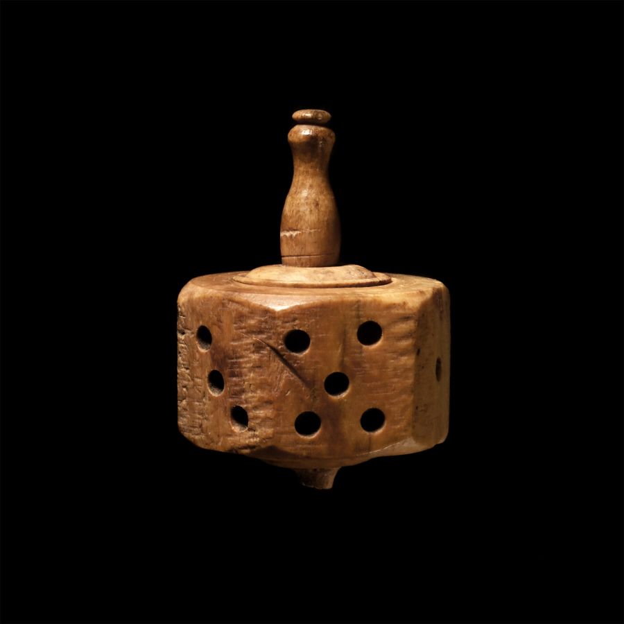 Roman Bone Teetotum