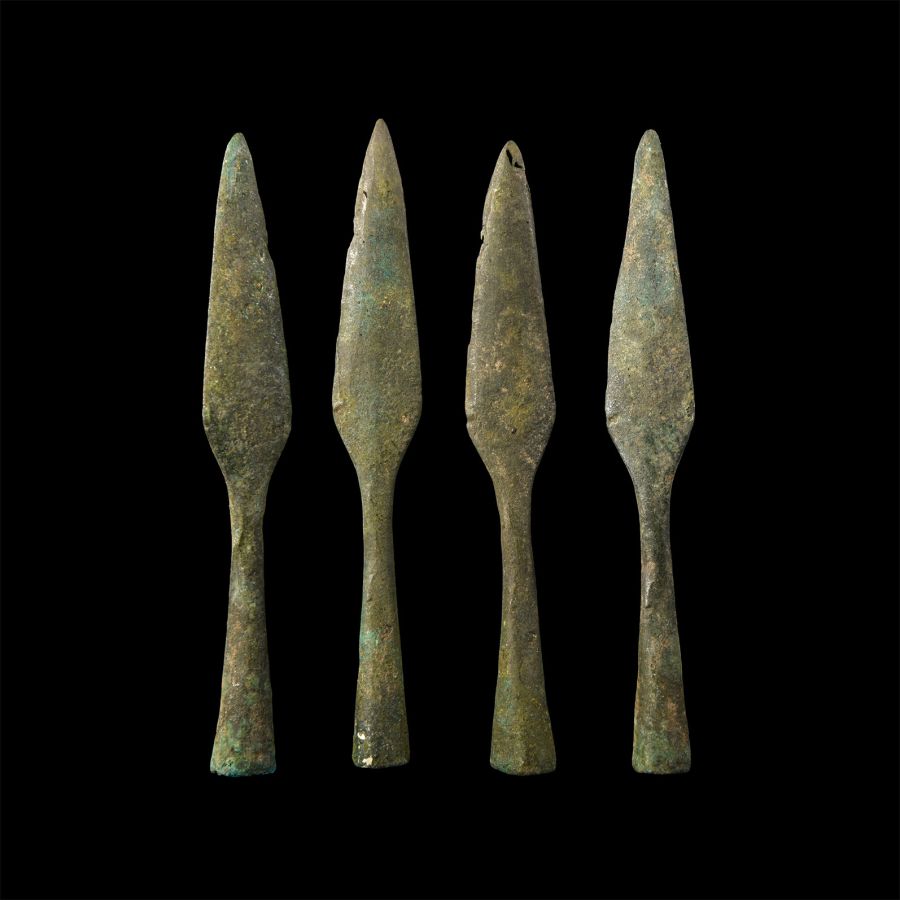 Scythian Bronze Arrowhead Group