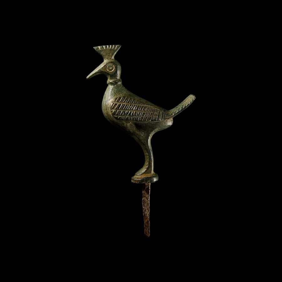 Late Roman Bronze Bird Terminal