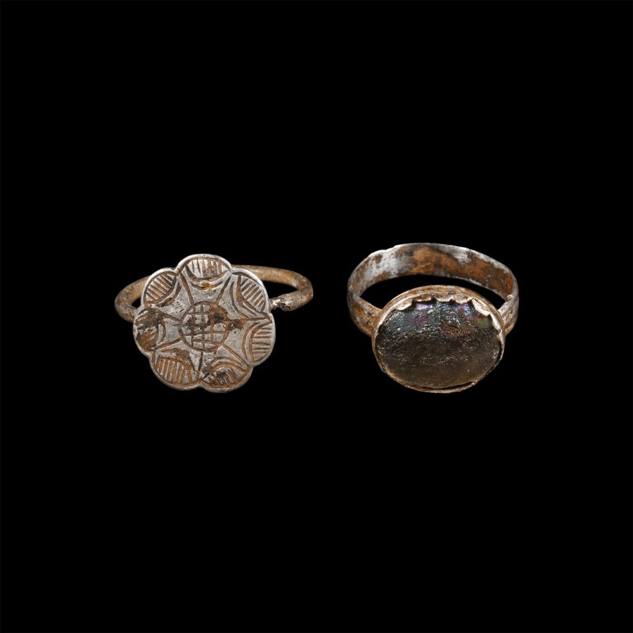 Late Medieval Silver Ring Group