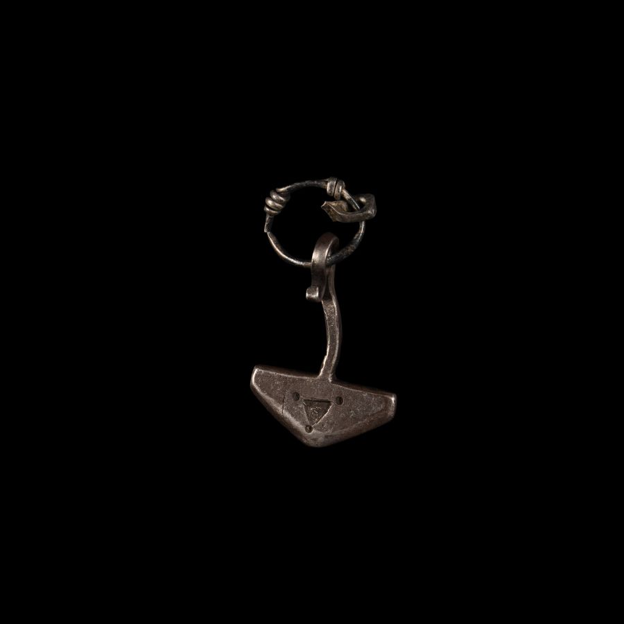 Viking Age Silver Thor's Hammer Pendant