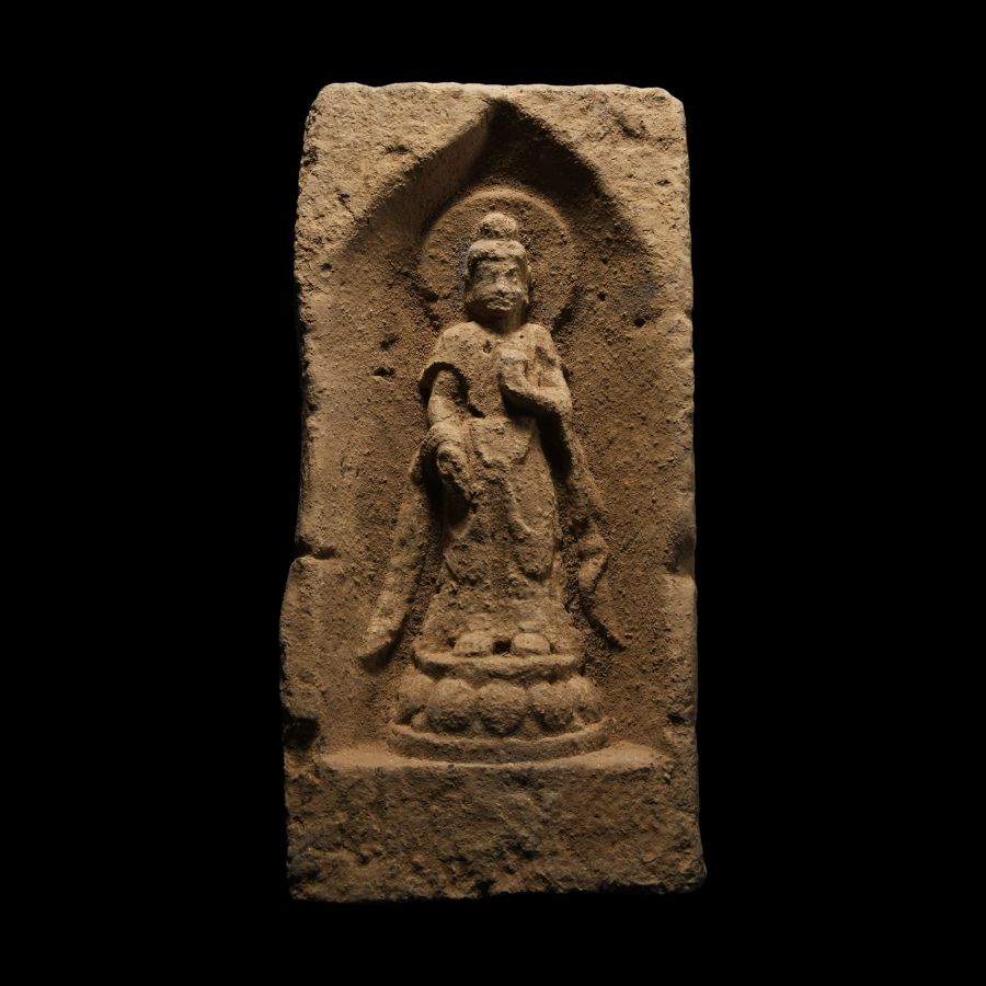 Chinese Wei Ceramic Buddha Brick