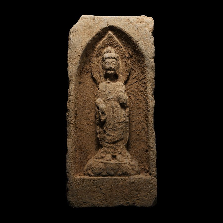 Chinese Wei Ceramic Buddha Brick