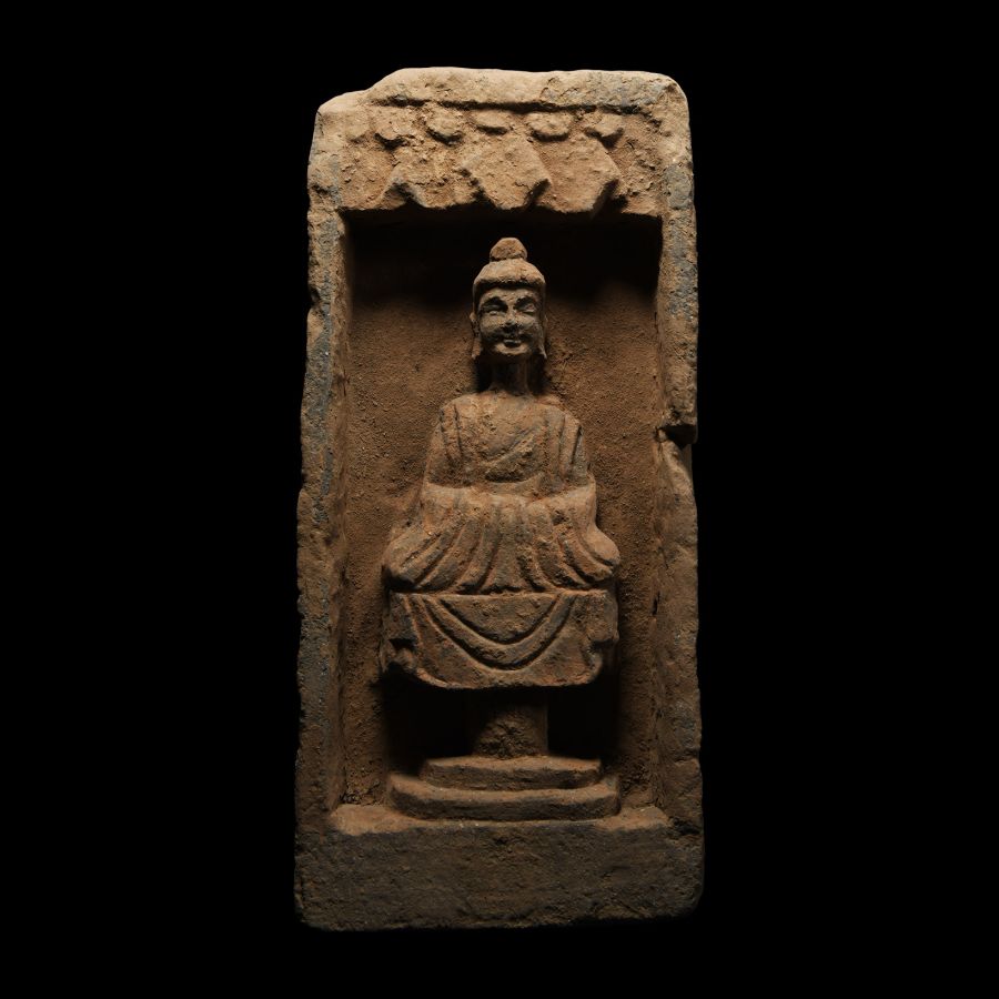 Chinese Wei Ceramic Buddha Brick