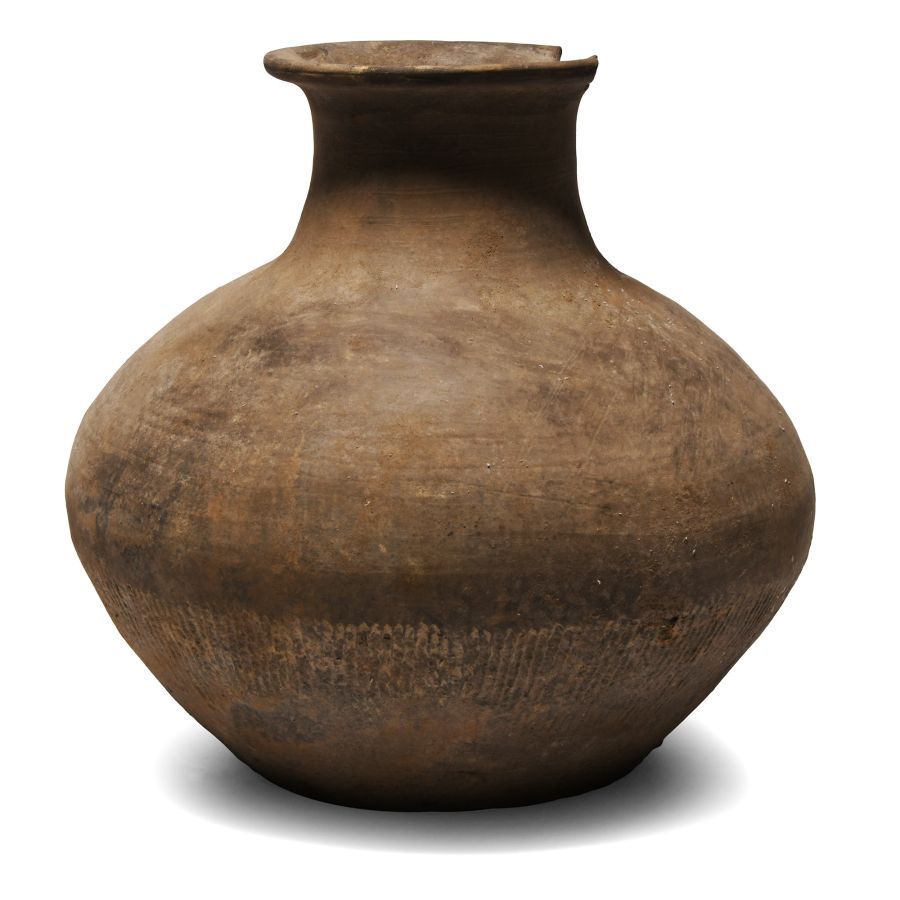 Chinese Warring States Blackware Jar