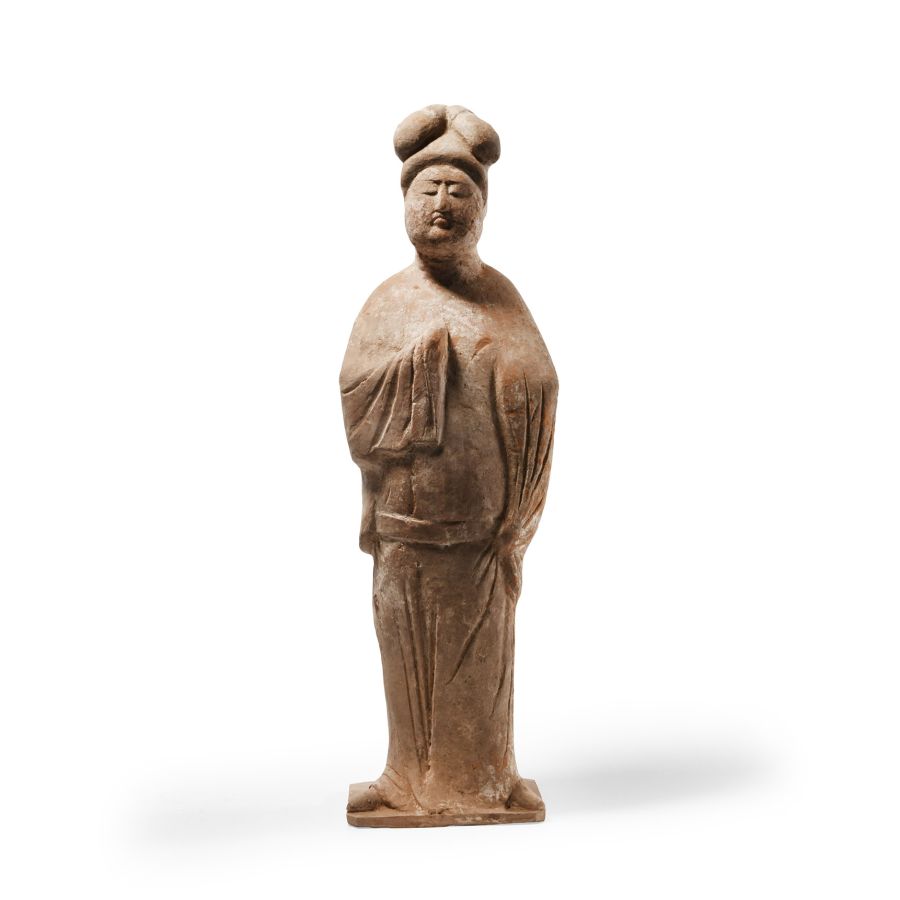Chinese Tang Terracotta Courtly Lady